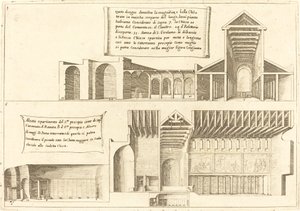 Elevazione delle chiese compresa la Sacra Mangiatoia da Jacques Callot