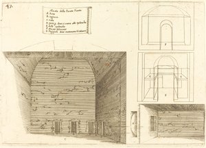 Elevazione di un piano di passaggio da Jacques Callot