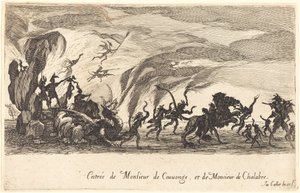 Ingresso di M. de Couvonge e M. de Chalabre da Jacques Callot