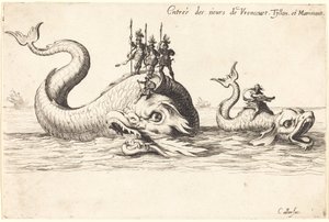 Ingresso di Mm. de Vroncourt, Tyllon e Marimont da Jacques Callot