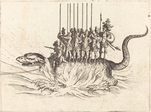 Ingresso di Monsignore Henry de Lorraine, Marchese di Moy, sotto il nome di Pirandre da Jacques Callot