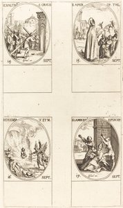 Esaltazione della Santa Croce; San Aper; Santa Eufemia; San Lamberto da Jacques Callot