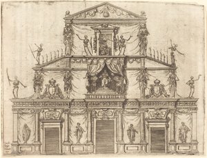 Facciata di San Lorenzo, Firenze da Jacques Callot