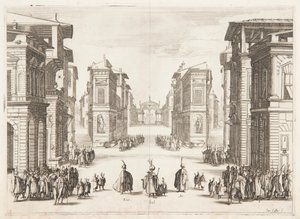 Primo atto di Solimano da Jacques Callot