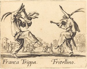 Franca Trippa e Fritellino da Jacques Callot