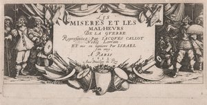 Frontespizio per Le grandi miserie della guerra
