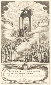 Frontespizio per "Il calendario dei santi" da Jacques Callot