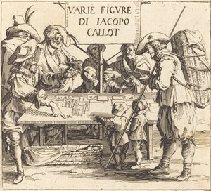 Frontespizio per Varie Figure, c. 1621 da Jacques Callot