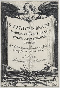 Frontespizio da Les Grands Apôtres, 1631 da Jacques Callot