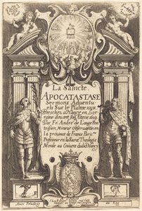 Frontespizio della Santa Apocatastasi da Jacques Callot