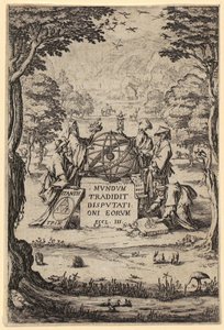 Frontespizio di "Sacra Cosmologia" da Jacques Callot