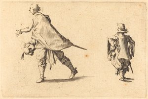 Gentiluomo e il suo paggio da Jacques Callot