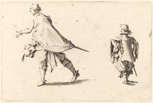 Gentiluomo e il suo paggio da Jacques Callot