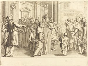 Granduchessa alla Processione delle Giovani Ragazze da Jacques Callot