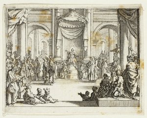 Gesù tra i dottori, dal Nuovo Testamento da Jacques Callot