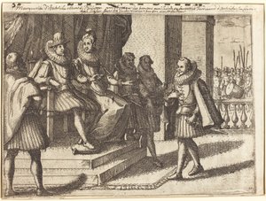Re e regina in consultazione sui turchi (recto)