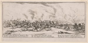 La battaglia, illustrazione da Le grandi miserie della guerra