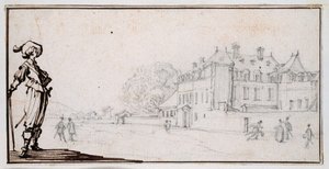 La Romaine, proprietà di Claude Deruet da Jacques Callot