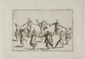 La Ronde (La danza rotonda), da I Capricci da Jacques Callot