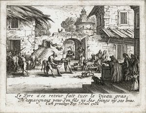 La vita del figliol prodigo ... (incisione) da Jacques Callot