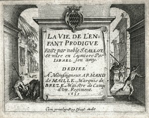 La vita del figliol prodigo ... (incisione) da Jacques Callot