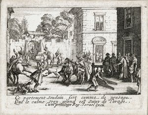 La vita del figliol prodigo ... (incisione) da Jacques Callot