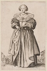 Signora con ventaglio, dalla serie 