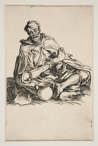 Le Malingreux - No. 13 di Les Gueux da Jacques Callot