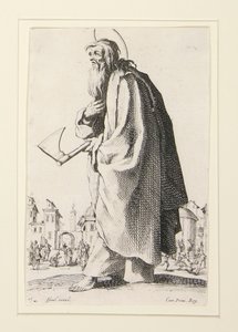 I grandi apostoli in piedi, rappresentanti il Salvatore, la Beata e i santi apostoli Maria da Jacques Callot