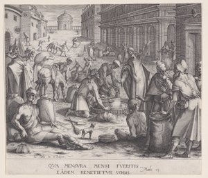 I misuratori di grano da Jacques Callot