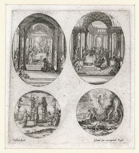 I miracoli della Passione ... (incisione) da Jacques Callot