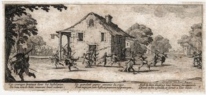 Le miserie e le disgrazie della guerra ... (incisione) da Jacques Callot