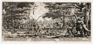 Le miserie e le disgrazie della guerra ... (incisione) da Jacques Callot