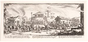 Le miserie e le sventure della guerra (tavola 7) da Jacques Callot