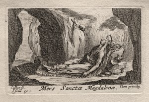 I Penitenti: Morte di Santa Maddalena da Jacques Callot