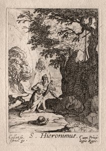 I Penitenti: San Girolamo da Jacques Callot