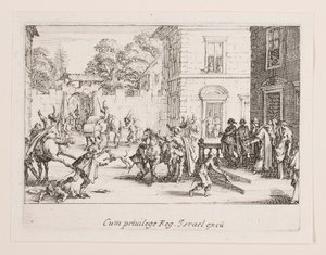 Gli addii, dalla serie La vie de l da Jacques Callot