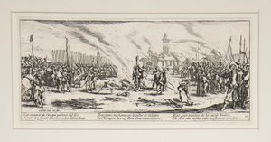 Le grandi miserie della guerra: No. 13 - Il rogo da Jacques Callot