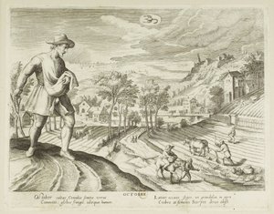 Mesi. 10, ottobre da Jacques Callot
