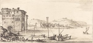 Caricamento delle merci da Jacques Callot