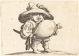 Uomo con grande pancia da Jacques Callot