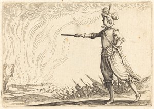 Comandante militare a piedi da Jacques Callot