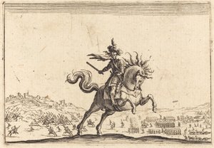 Comandante militare a cavallo da Jacques Callot
