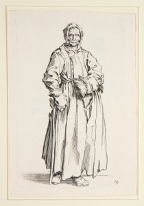 Donna con un occhio solo, dalla serie I Mendicanti da Jacques Callot