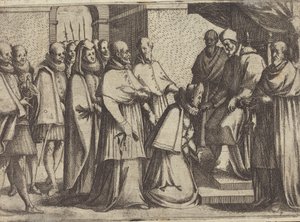 Udienza papale [verso] da Jacques Callot