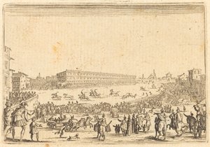 Piazza presso alla Porta al Prato da Jacques Callot