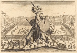 Piazza Santa Croce, Firenze da Jacques Callot