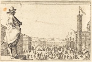 Piazza del Duomo, Firenze da Jacques Callot