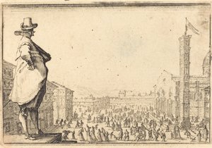 Piazza del Duomo, Firenze da Jacques Callot