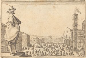 Piazza del Duomo, Firenze da Jacques Callot